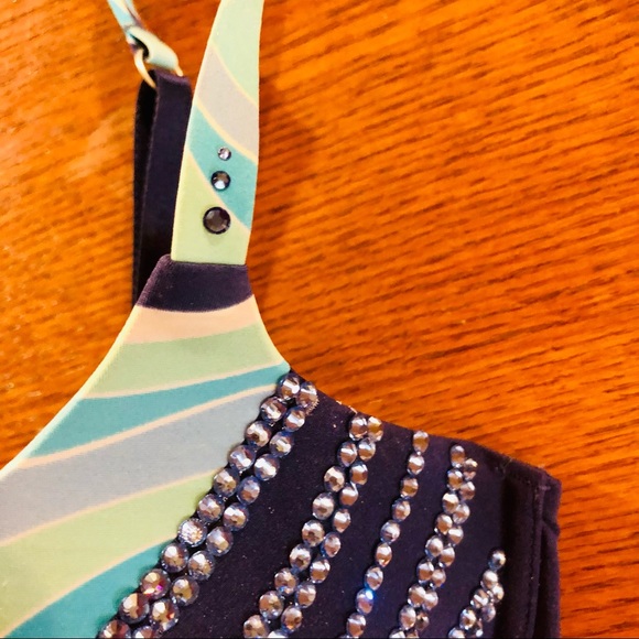 💗 VICTORIA SECRET BIO UPLIFT VERY SEXY CUSTOM BLING 💎 RHINESTONE BRA 34D - Picture 5 of 10